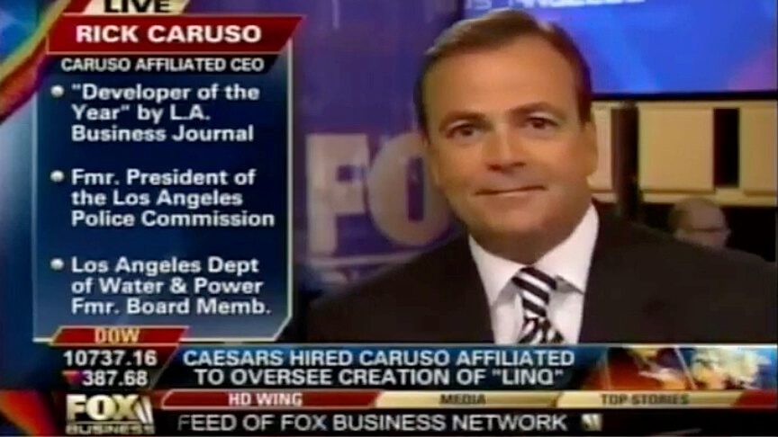 Rick Caruso discussing The Linq with Fox Business